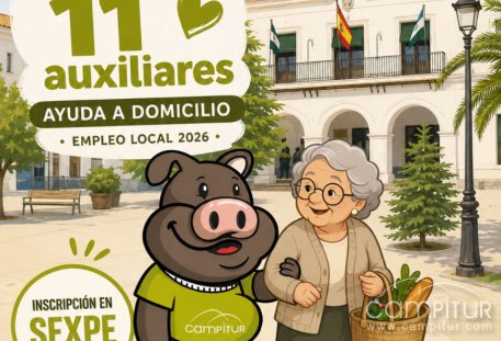 Azuaga convoca 11 plazas de ayuda a domicilio